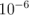 10&minus;6   \relax \special {t4ht=