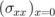 (σxx)x=0 \relax \special {t4ht=