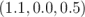 (1.1,0.0,0.5)  \relax \special {t4ht=